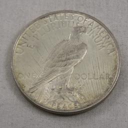 5 1923 Peace Silver Dollars