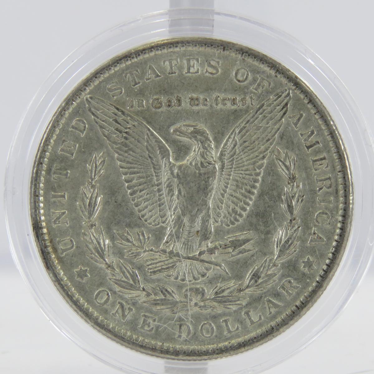 1883 O & 1889 Morgan Silver Dollars