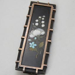 Antique Pietra Dura Brooch