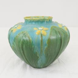 Ephraim Pottery Yellow Flower Vase- Ken Nekola