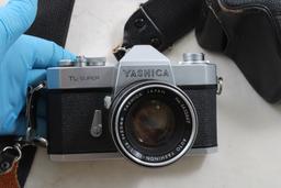 Yashica TL-Super & Nikon Zoom Touch Cameras