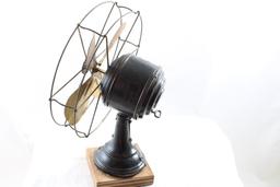 Wind Up Brass Blade Cage Fan 7" Made in Germany