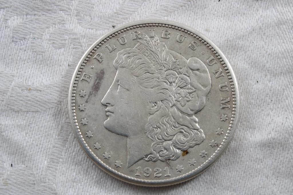 1921 S Morgan Silver Dollar