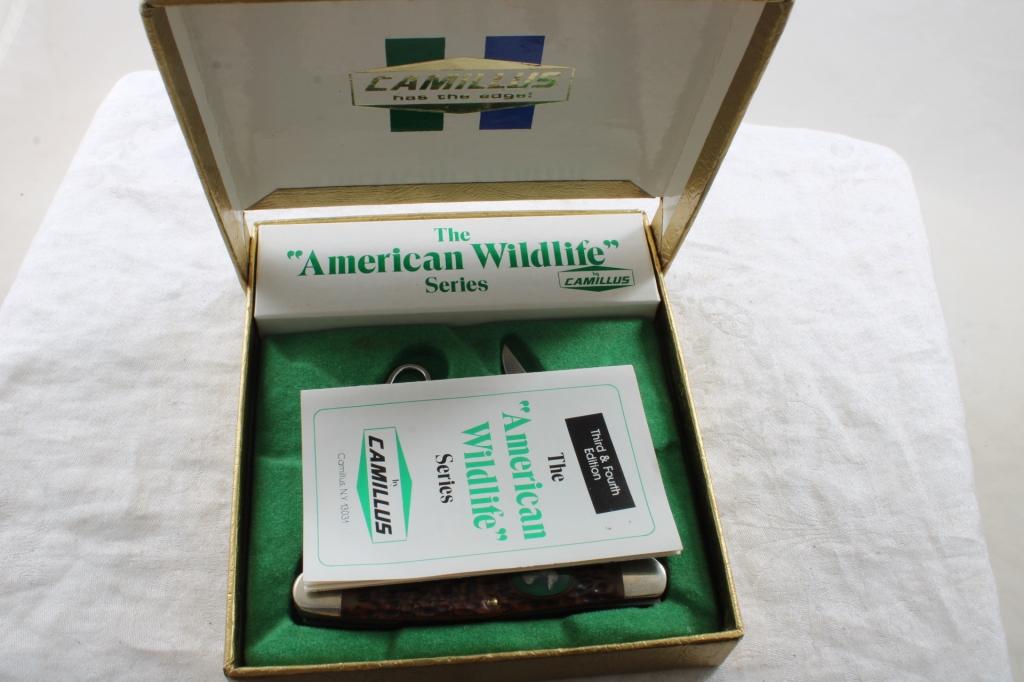 Camillus Folding American Wildlife w/Gut Hook