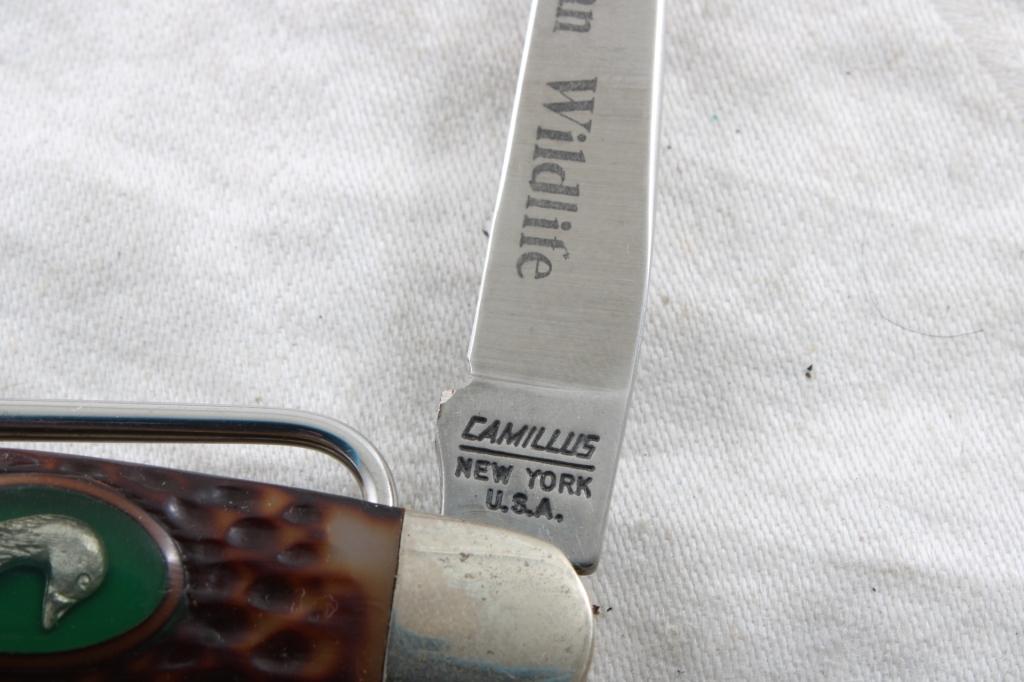 Camillus Folding American Wildlife w/Gut Hook