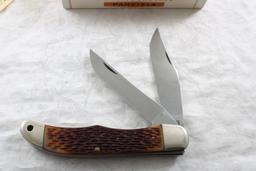 Schrade #225H Folding 2 Blade Knife Unused