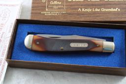 Schrade Old Timer 2 Blade 840T Folding Knife in Bx