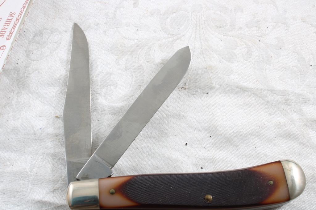 Schrade Old Timer 2 Blade 840T Folding Knife in Bx
