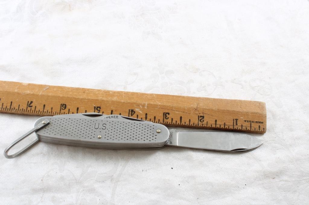 U S Camillus 1973 4 Blade Pocket Knife