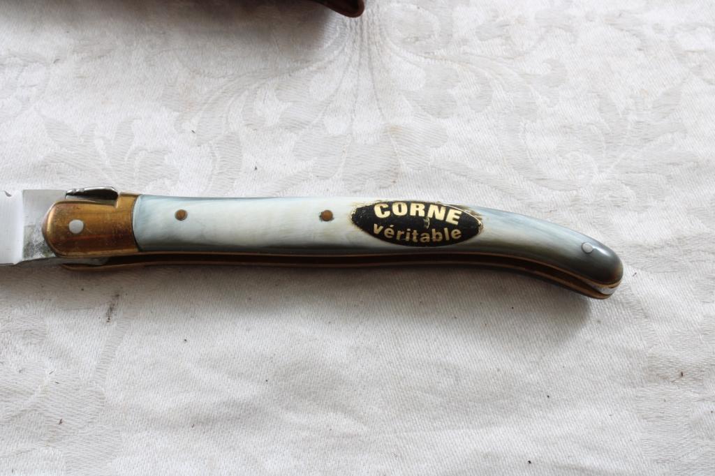 Corne Veritable French Folding Lock Blade Knife