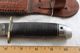 Western Fixed Blade Knife with Sheath