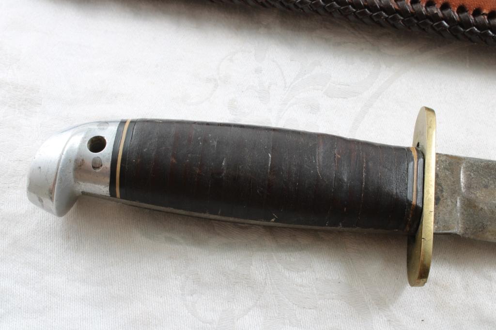 Western Fixed Blade Knife with Sheath