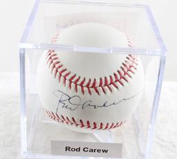 MLB Fan HQ Autographed Baseball Rod Carew