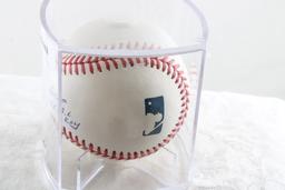 MLB Autographed Game Baseball Marty Cordova