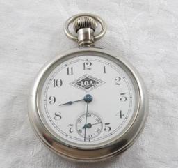 Advertising Pocket Watch Brown-Camp Hardware Iowa