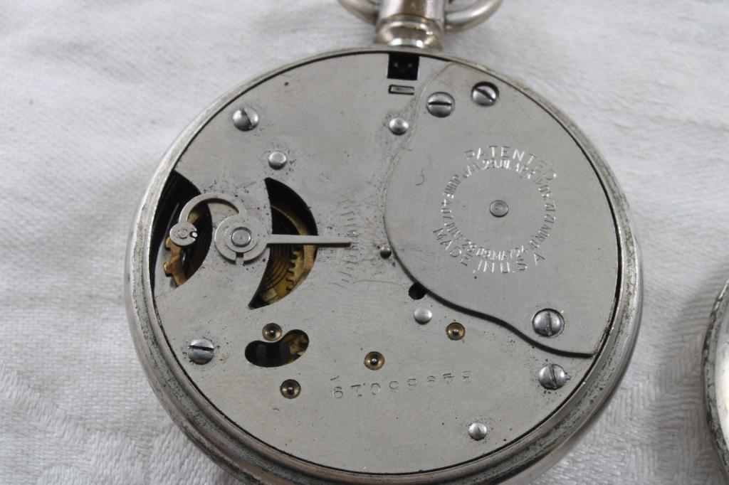 Advertising Pocket Watch Brown-Camp Hardware Iowa