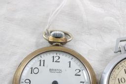 2 Pocket Watches Ingersoll & Ingraham Working