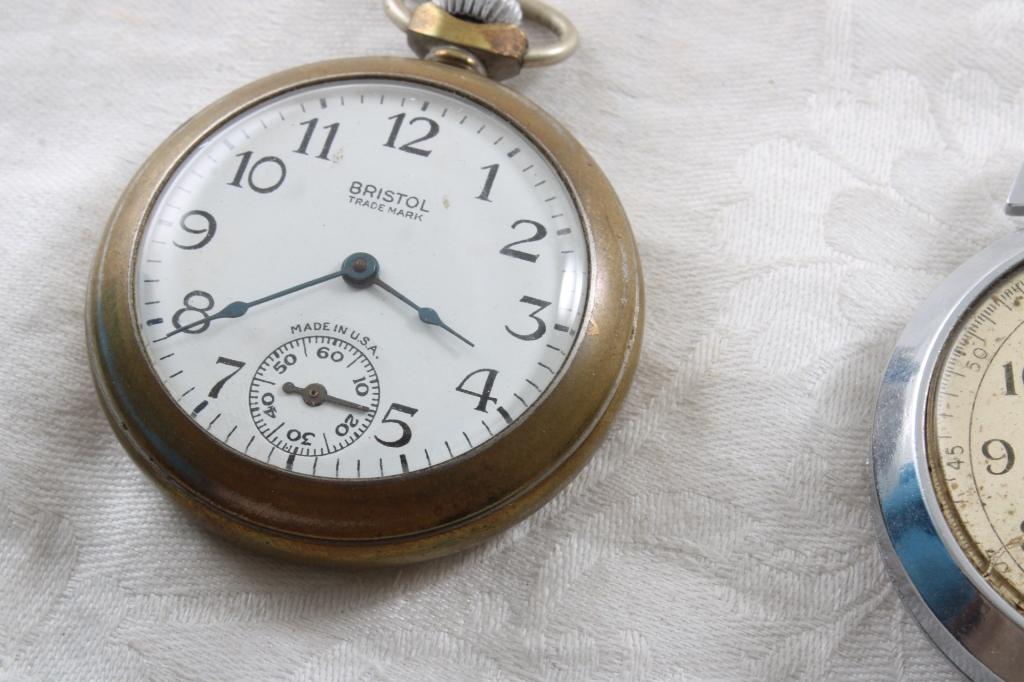 2 Pocket Watches Ingersoll & Ingraham Working