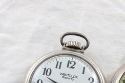 Westclox Scotty & Ingraham Jockey Pocket Watches