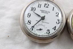 Westclox Scotty & Ingraham Jockey Pocket Watches