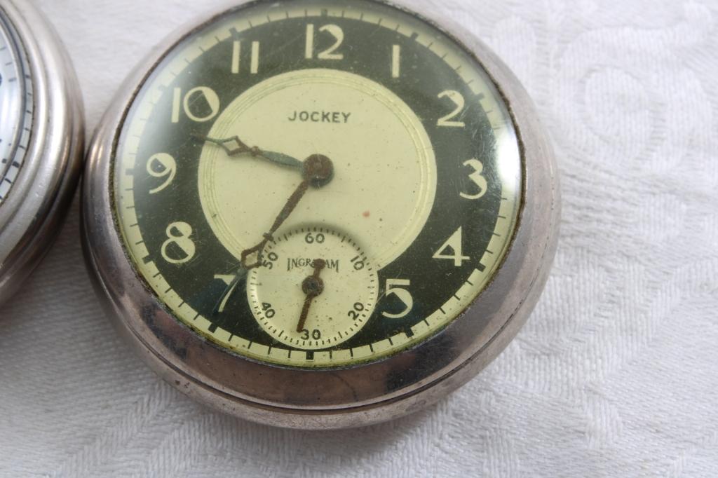 Westclox Scotty & Ingraham Jockey Pocket Watches