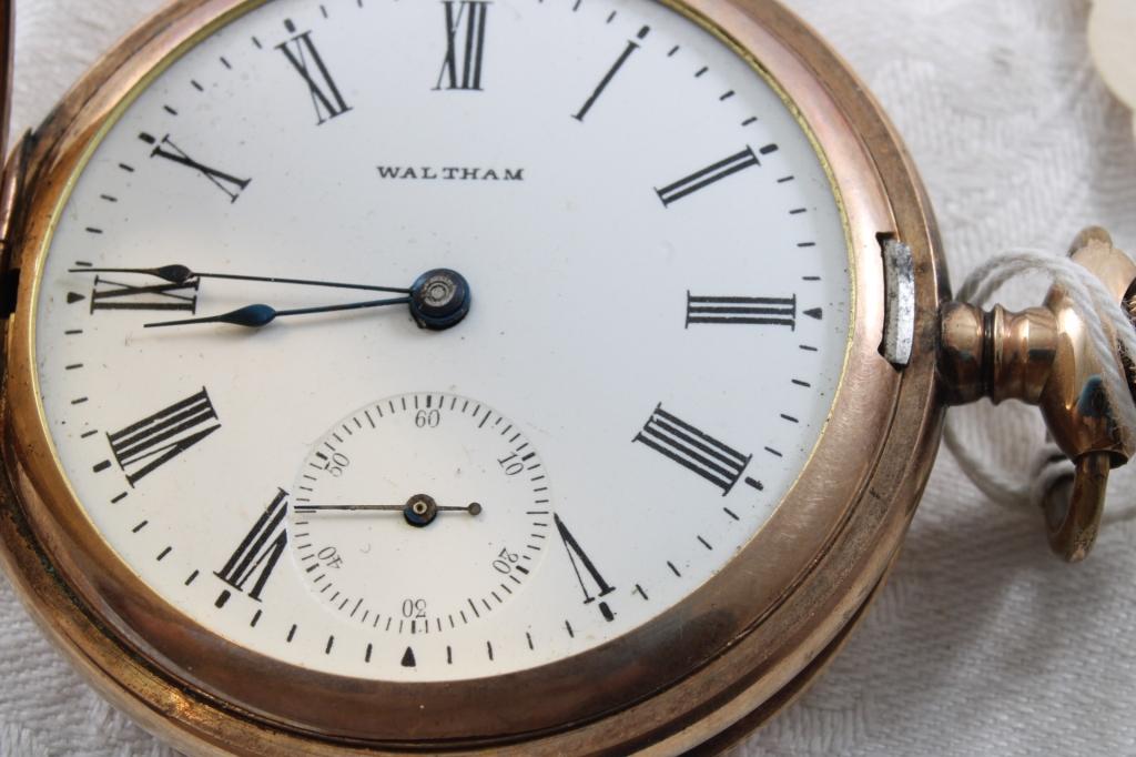 Waltham 7J Pocket Watch 20 Yr Hunter Case