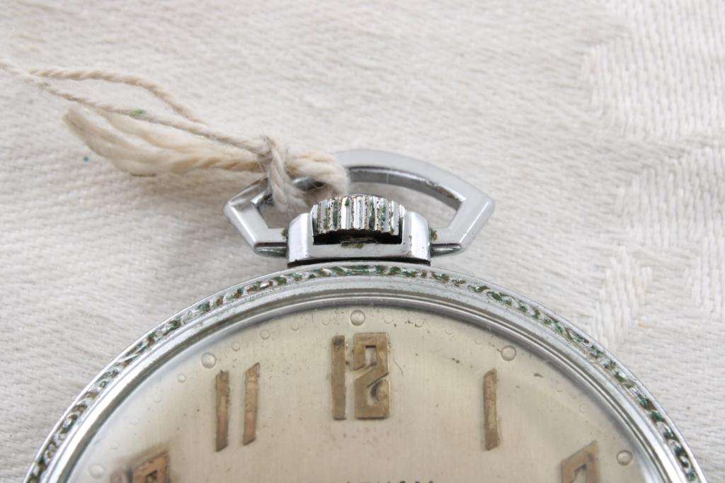 Waltham 15 Jewel Base Metal Working Pocket Watch