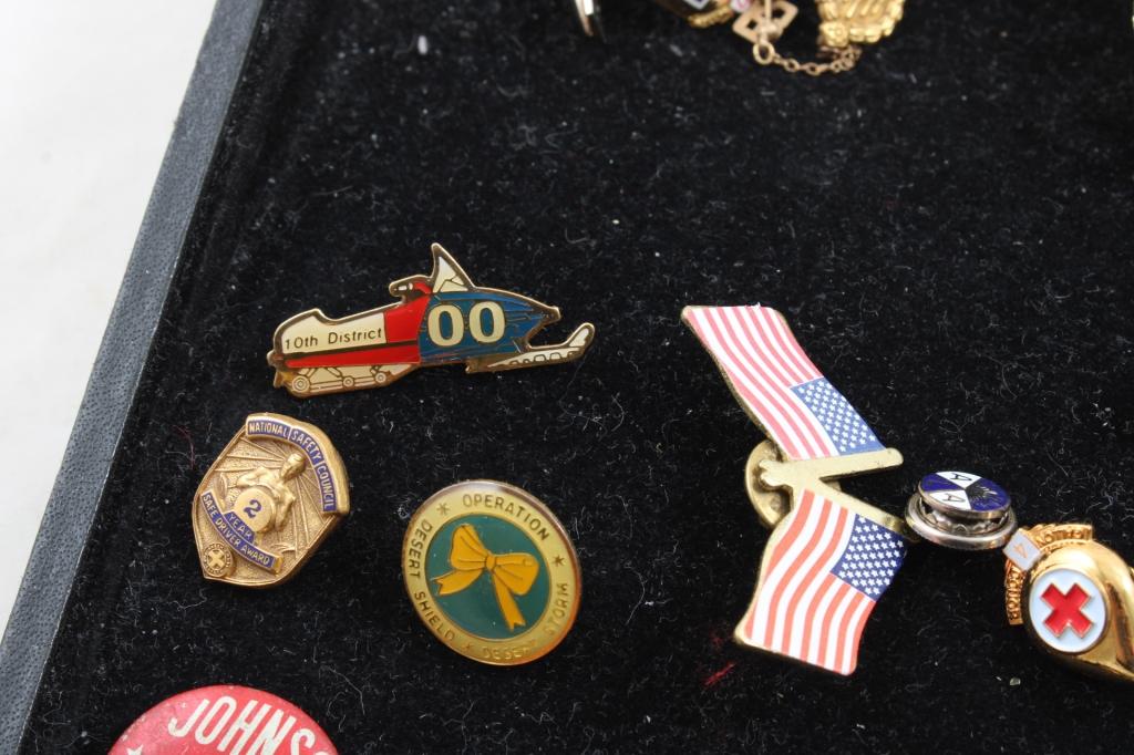 Military, Girl Scout, Fraternal, Yellowstone Pins