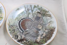 6 Southern Living Game Bird Collector Plates 1982