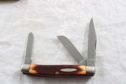 2 Schrade Pocket Knives #832 & 808Y Never Used