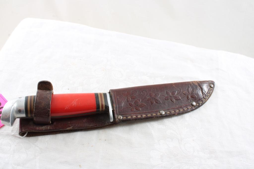 J R Higgins #1967479 Fixed Blade Knife w/Sheath