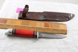 J R Higgins #1967479 Fixed Blade Knife w/Sheath