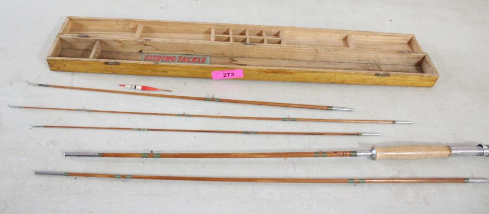 Ebisu Freshwater Bamboo Fly Rod in Wooden Case