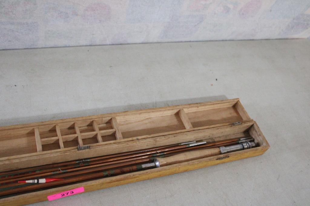 Ebisu Freshwater Bamboo Fly Rod in Wooden Case