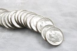 Roll of 1955 S Silver Dimes Uncirculated