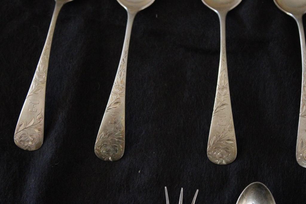 20 Pcs. Sterling Silver Flatware Mixed w/Hallmarks