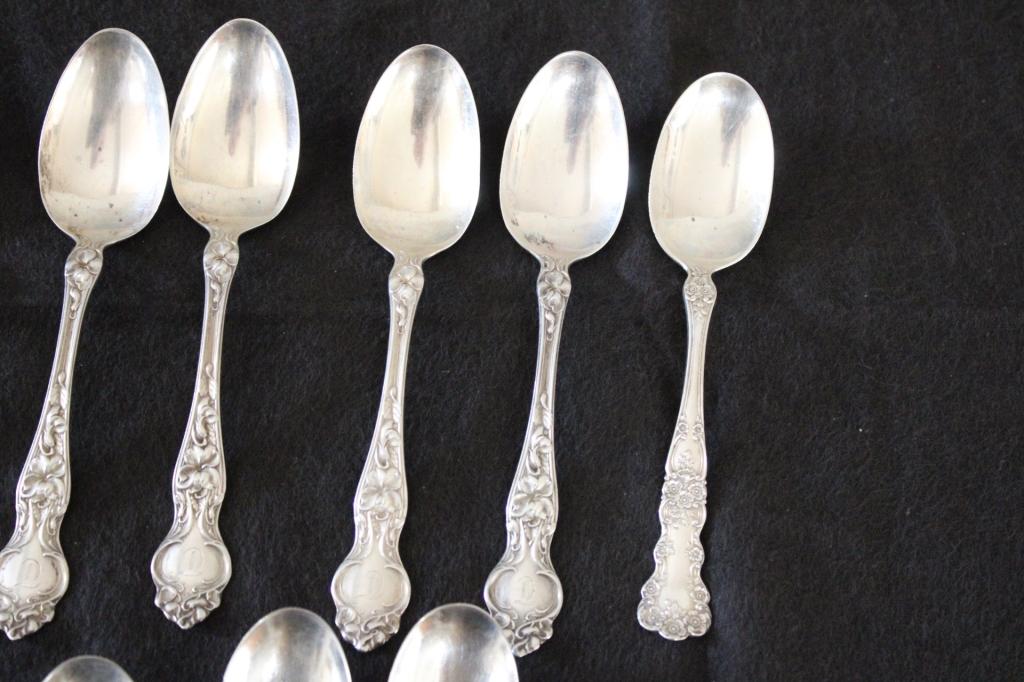 20 Pcs. Sterling Silver Flatware Mixed w/Hallmarks