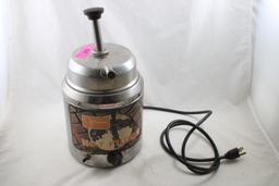 Johnston's Hot Fudge Dispenser