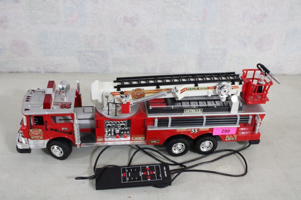 New Bright R/C Rescue Boom #55 Fire Truck