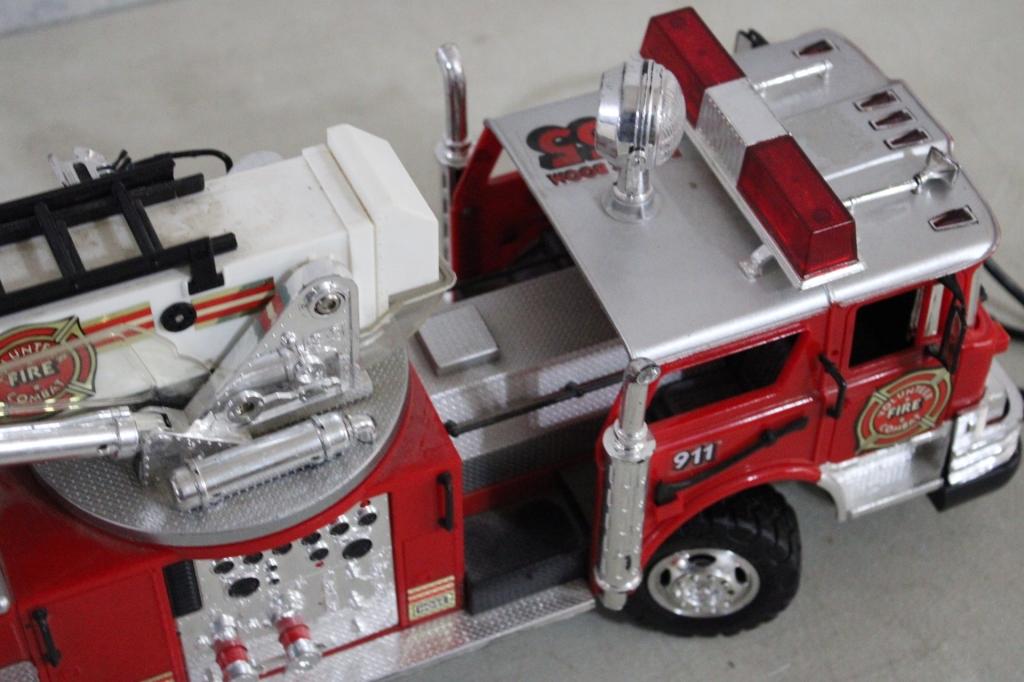 New Bright R/C Rescue Boom #55 Fire Truck