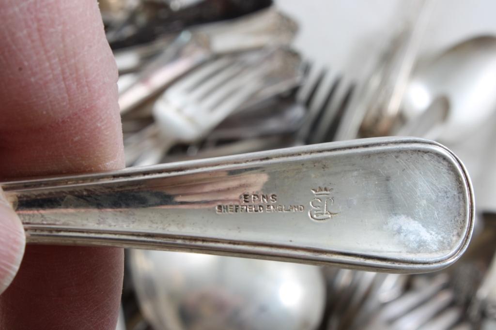 Mixed Lot 6 1/2 Lbs. Silverplate Flatware