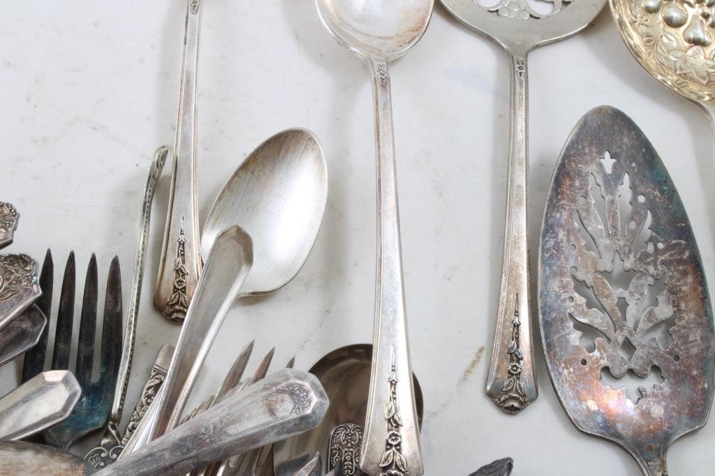 Mixed Lot 6 1/2 Lbs. Silverplate Flatware