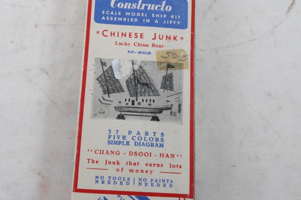 Constructo Chinese Junk Model Ship in Orig. Box