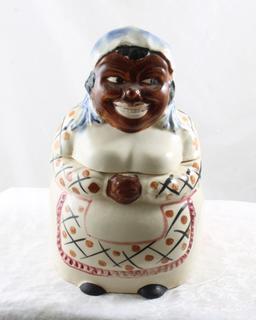 Black Americana Mammy Cookie Jar Made in Japan 10"