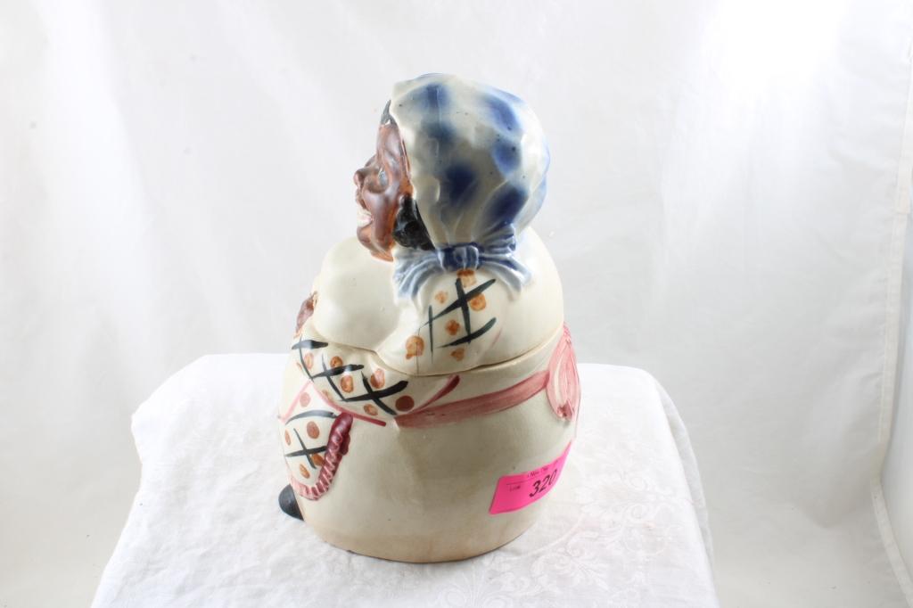 Black Americana Mammy Cookie Jar Made in Japan 10"