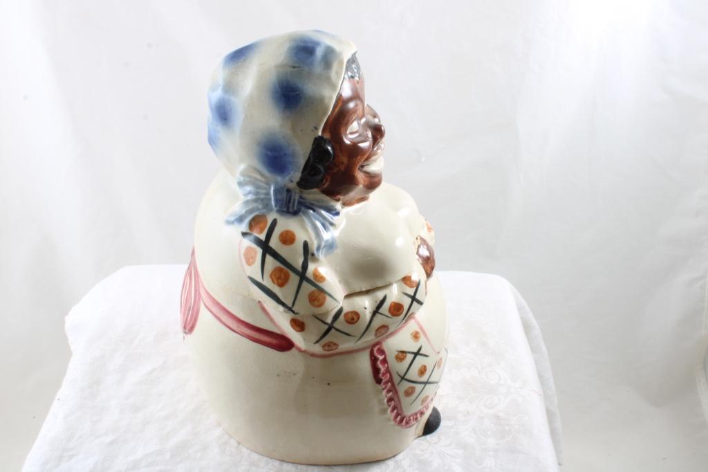 Black Americana Mammy Cookie Jar Made in Japan 10"