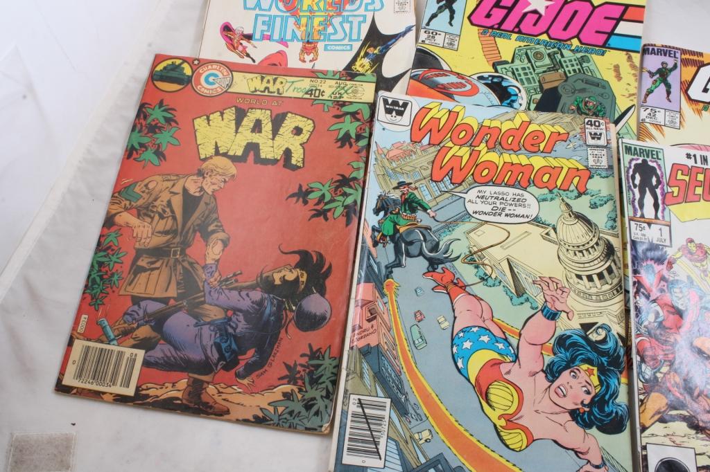 12 Vintage Super Hero Comic Books