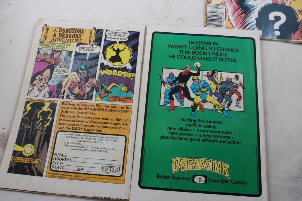 12 Vintage Super Hero Comic Books