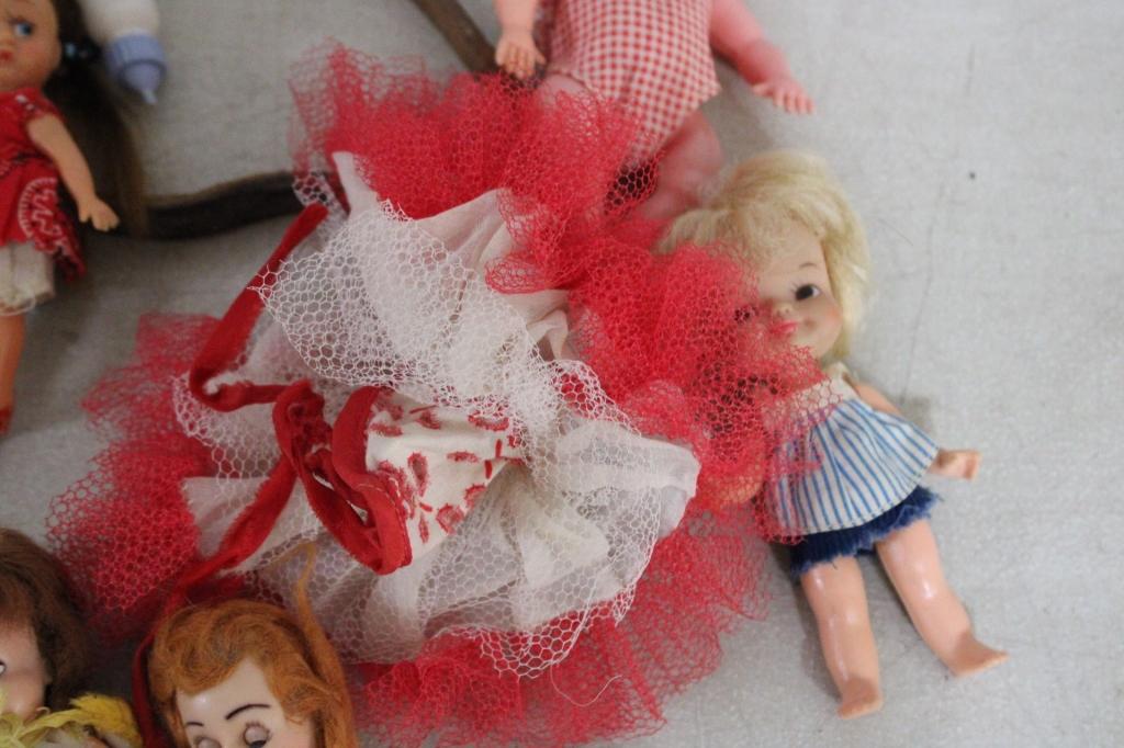 Dolls & Doll Clothes Lot Horseman, Kewpie, Uneeda