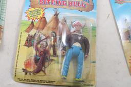 6 Legends of the Wild West Figures New on Packages